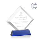 Belaire Blue on Newhaven Base Crystal Award
