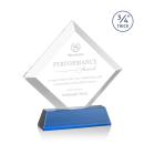 Belaire Sky Blue on Newhaven Base Crystal Award