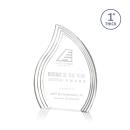 Tidworth Clear Flame Acrylic Award