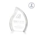 Tidworth Blaze Clear Flame Acrylic Award