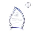 Tidworth Blue Flame Acrylic Award
