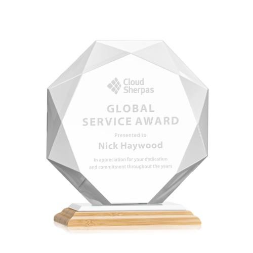 Corporate Awards - Crystal Awards - Kitchener/White Bamboo Award