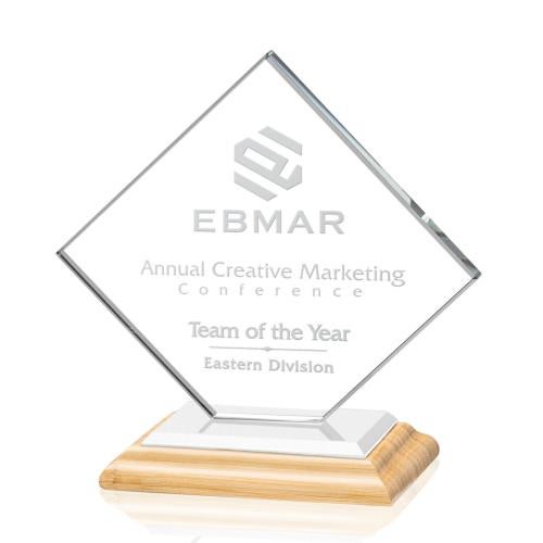 Corporate Awards - Crystal Awards - Wellington/White Bamboo Award