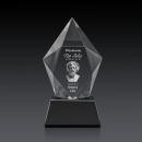 Devron 3D Black on Base Crystal Award