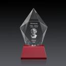 Devron 3D Red on Base Crystal Award