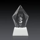 Devron 3D White on Base Crystal Award