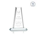 Imperial Tower Clear Obelisk Crystal Award