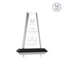 Imperial Tower Black Obelisk Crystal Award