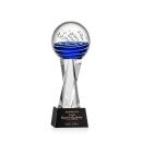 Tranquility Black on Grafton Base Spheres Glass Award