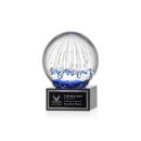 Starburst Black on Hancock Base Spheres Glass Award