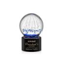 Starburst Black on Marvel Base Spheres Glass Award