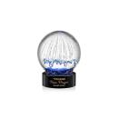 Starburst Black on Stanrich Base Spheres Glass Award