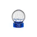 Starburst Blue on Stanrich Base Spheres Glass Award