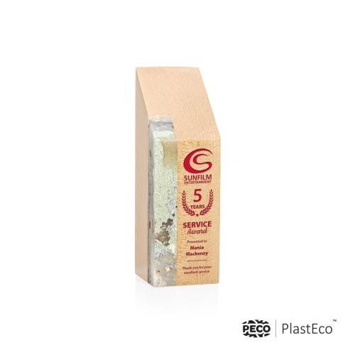 Corporate Awards - Eco Friendly Awards - Wood Awards - Verde PlastEco™ Rogue River Obelisk Wood Award