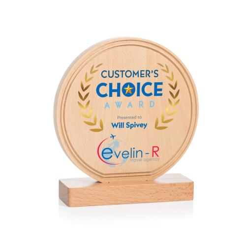 Corporate Awards - Full Color Awards - Mulock Full Color Circle Award