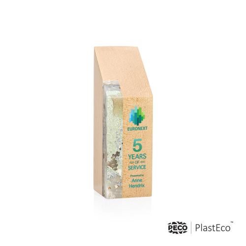 Corporate Awards - Full Color Awards - Verde PlastEco™ Full Color Rogue River Obelisk Wood Award