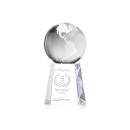 Globe Spheres on Celestina Base Crystal Award