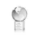 Globe Spheres on Granby Base Crystal Award