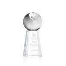 Globe Spheres on Novita Base Crystal Award