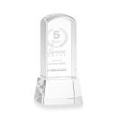 Silkwood Clear on Base Obelisk Crystal Award