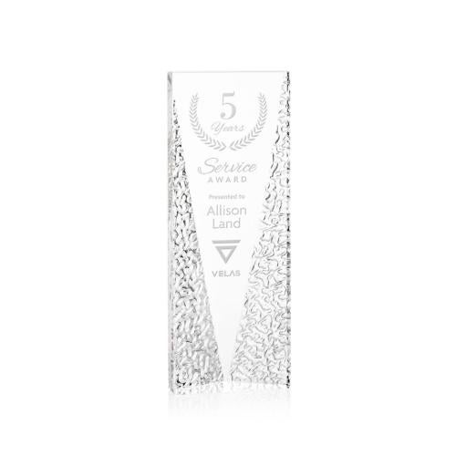 Corporate Awards - Crystal Awards - Navarro Obelisk Crystal Award