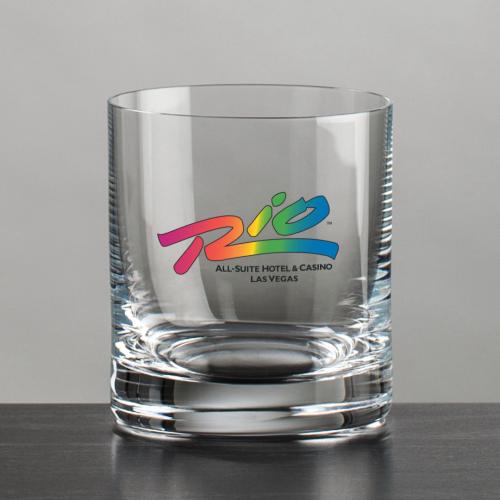 Corporate Recognition Gifts - Etched Barware - Franca OTR/DOF - Full Color