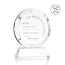Gibralter Clear on Newhaven Base Circle Crystal Award