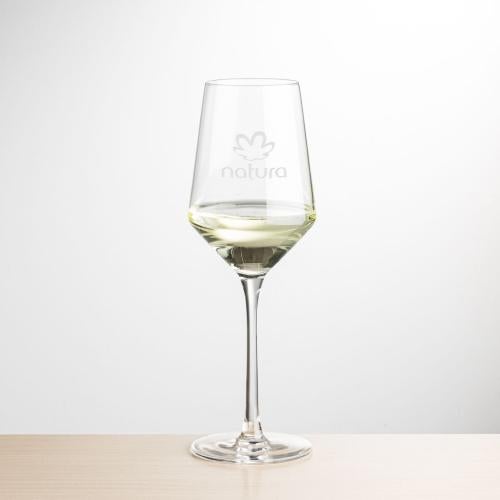 Corporate Recognition Gifts - Etched Barware - Wine Glasses - Tucson Wine - Deep Etch