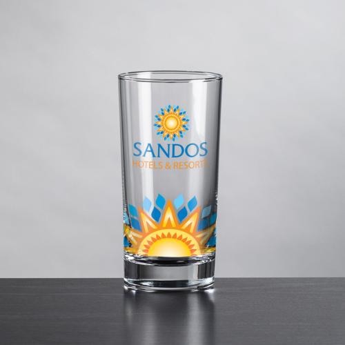 Corporate Recognition Gifts - Etched Barware - Aristocrat Hiball/Cooler - Full Color