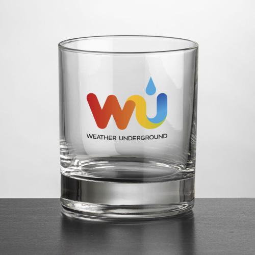 Corporate Recognition Gifts - Etched Barware - Chelsea OTR/DOF - Full Color