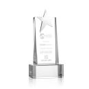 Fanshaw Silver Clear on Base Star Crystal Award