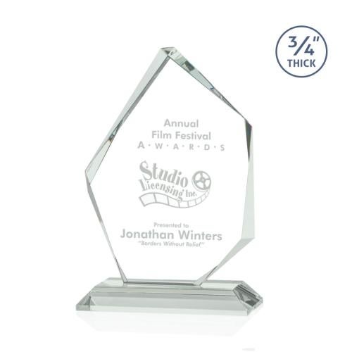 Corporate Awards - Glass Awards - Mercer Jade Peak Glass Award