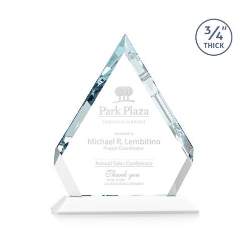 Corporate Awards - Crystal Awards - Apex White Crystal Award