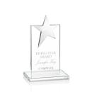 Bryanston Chrome Clear Star Crystal Award