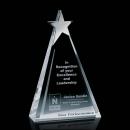 Eglinton Chrome Star Pyramid Crystal Award