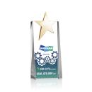 Fanshaw Gold Full Color Star Crystal Award