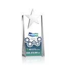 Fanshaw Silver Full Color Star Crystal Award