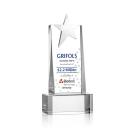 Fanshaw Silver Full Color Clear on Base Star Crystal Award