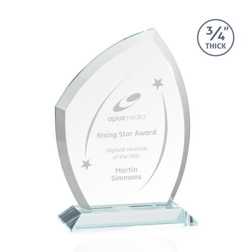 Corporate Awards - Crystal Awards - Daltry Starfire Abstract / Misc Crystal Award