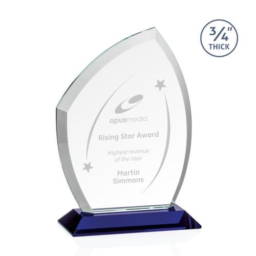 Corporate Awards - Crystal Awards - Daltry Blue  Abstract / Misc Crystal Award
