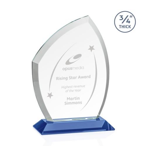 Corporate Awards - Crystal Awards - Daltry Sky Blue  Abstract / Misc Crystal Award