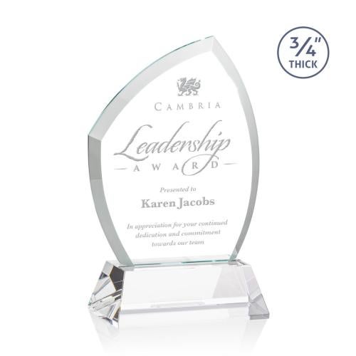 Corporate Awards - Crystal Awards - Daltry Starfire on Newhaven Base Abstract / Misc Crystal Award
