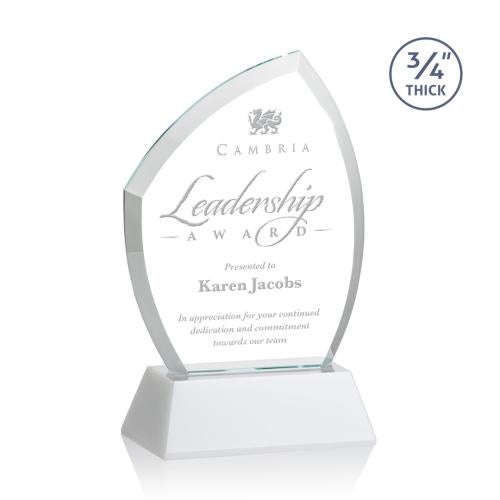 Corporate Awards - Crystal Awards - Daltry White on Newhaven Base Abstract / Misc Crystal Award
