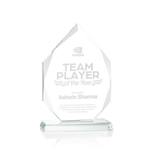 Corporate Awards - Crystal Awards - Weston Arch & Crescent Crystal Award