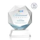 Bradford Full Color Starfire on Newhaven Base Crystal Award