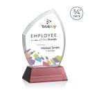 Daltry Full Color Red on Newhaven Base Abstract / Misc Crystal Award