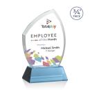 Daltry Full Color Sky Blue on Newhaven Base Abstract / Misc Crystal Award