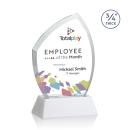 Daltry Full Color White on Newhaven Base Abstract / Misc Crystal Award