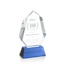 Norwood Blue on Newhaven Base Crystal Award