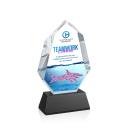 Norwood Full Color Black on Newhaven Base Crystal Award